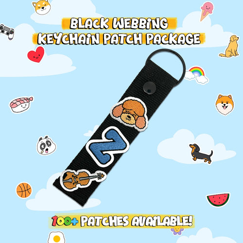 CUSTOM PATCH KEYCHAIN WEBBING