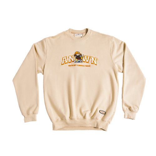 WOODY PUG SWEATER // SEA MIST